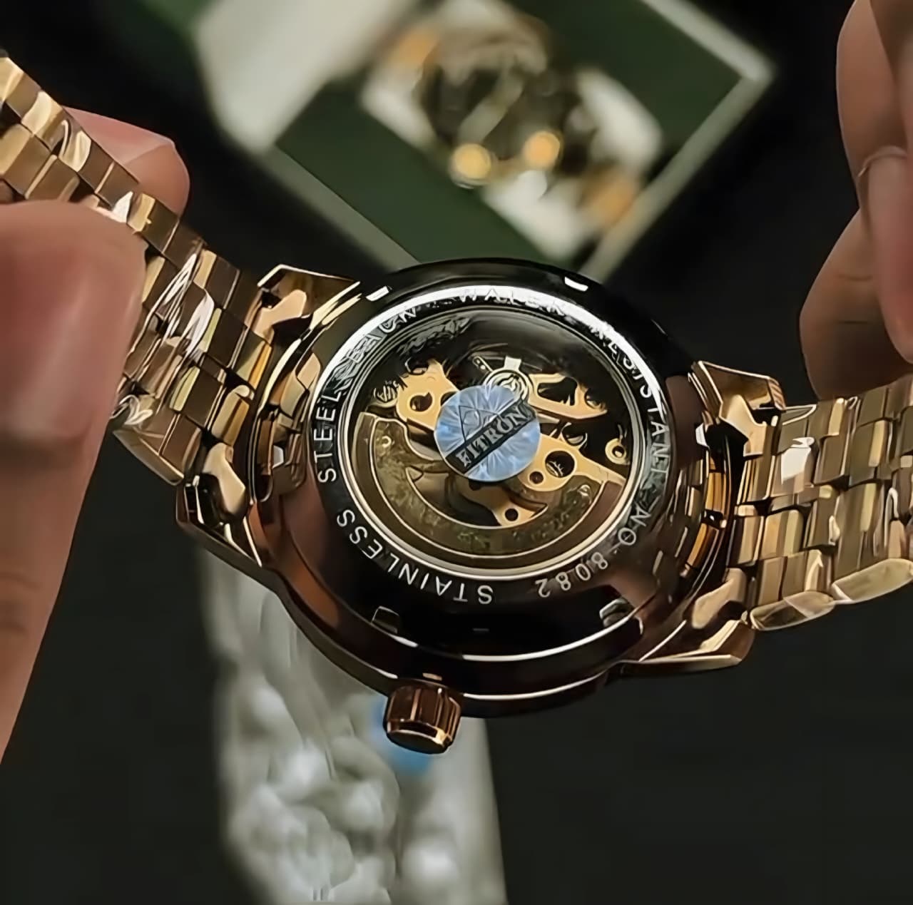 Golden Premium Mechanical Watch